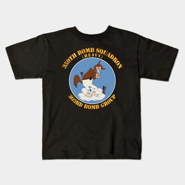 359th Bomb Squadron - 303rd BG - WWII Kids T-Shirt by twix123844